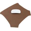 Oblac ® Leren muismat - 30 x 28 cm - Cognac bruin volledig kalfsleer - Handgemaakt door ambachtslieden