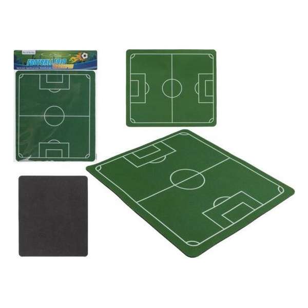 Muismat voetbalveld 23x20cm