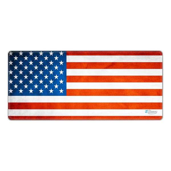 Muismat xxl gaming USA vlag 90 x 40 cm - Sleevy