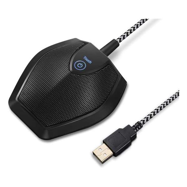 Tonor® Condensator Microfoon + Gratis extra bereik - Streaming, Video, Gaming - Online School/Werk - Apple/PC - Zwart