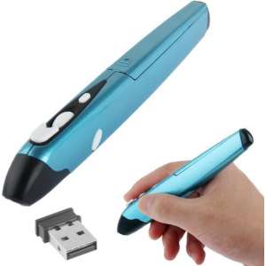 2 4 GHz 500 / 1000cpi Wireless Pen muis met USB Mini ontvanger  transmissie afstand: 10m