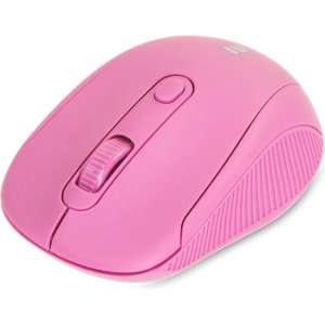 Everest SM-300 USB zacht roze optische draadloze muis