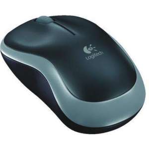 Logitech Muis Draadloos M185 optical Grijs - Per Stuk