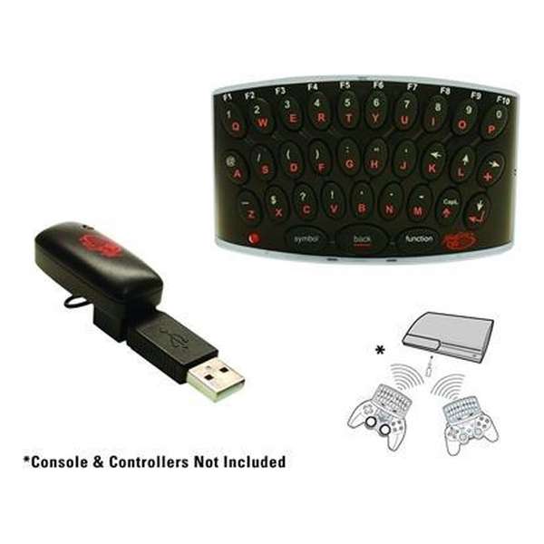 Saitek PS3 Wireless ThumbPad toetsenbord RF Draadloos QWERTY Zwart