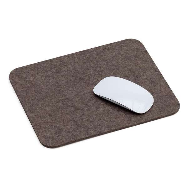 muismat vilt kleur donker taupe