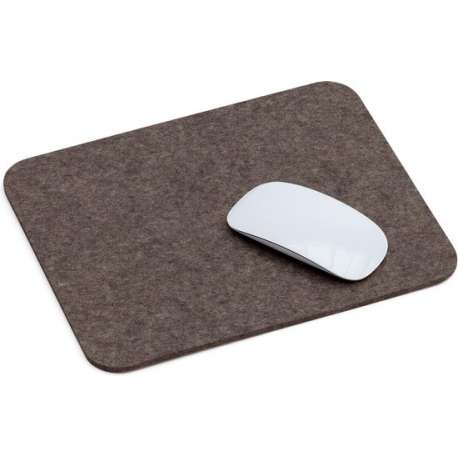muismat vilt kleur donker taupe