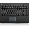Adesso WKB-4110UB toetsenbord RF Draadloos QWERTY Amerikaans Engels Zwart