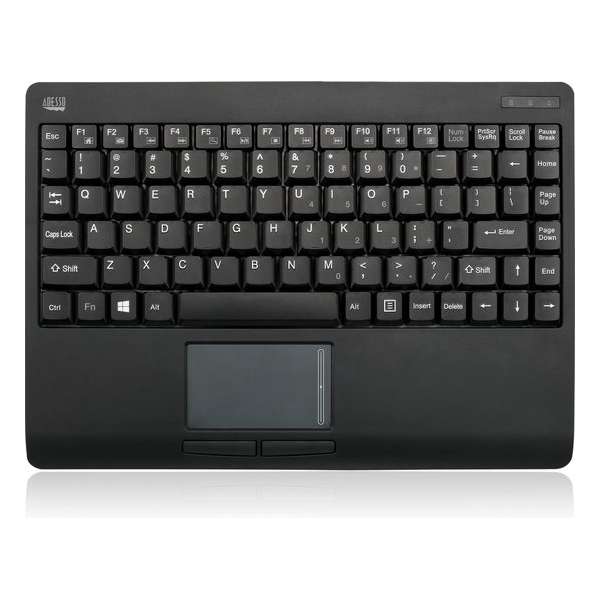 Adesso WKB-4110UB toetsenbord RF Draadloos QWERTY Amerikaans Engels Zwart