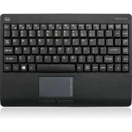 Adesso WKB-4110UB toetsenbord RF Draadloos QWERTY Amerikaans Engels Zwart