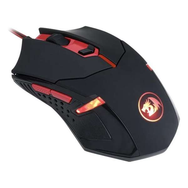 Red Dragon Game muis - Optische Game Muis Bedraad - MOBA+MMO - RGB Verlichting