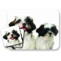 Little Gifts Shih Tzu - Muismat Met Twee Onderzetters