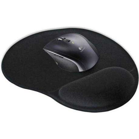 Ergonomische muismat ( mousepad ) met polssteun zwart