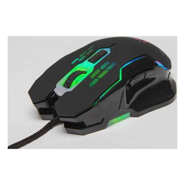 Manhattan 179164 muis USB Type-A Optisch 2400 DPI Ambidextrous