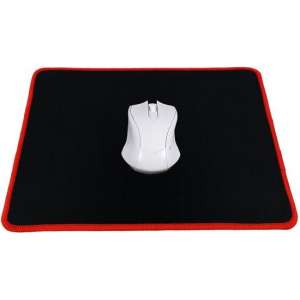Gaming-muismat 300x240x3mm / zwart / rood stiksel