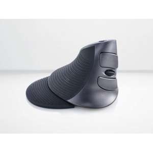 Ergonomische muis - draadloos- met afneembare handsteun - 6 instelbare knoppen - anti muisarm - draadloze muis
