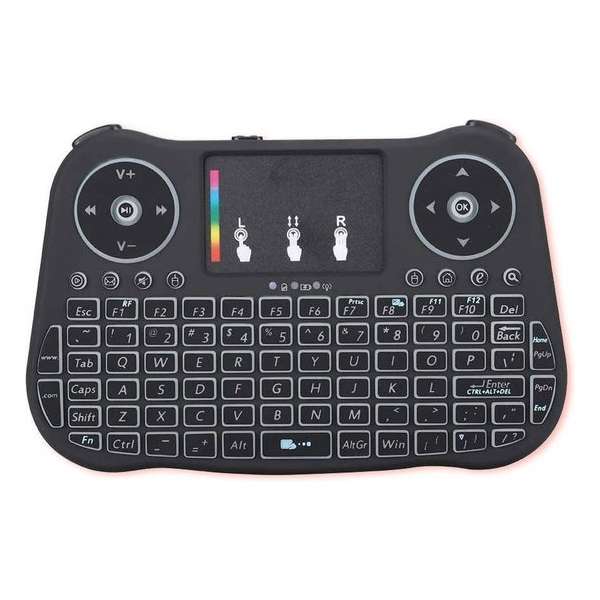 MT08 QWERTY Mini Toetsenbord met touchpad | Voor Android TV Box, Projector en meer