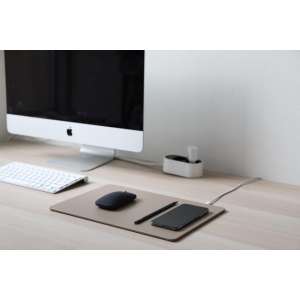 POUT HANDS3 PRO COMBO Fast charging wireless mouse pas with mouse Cream