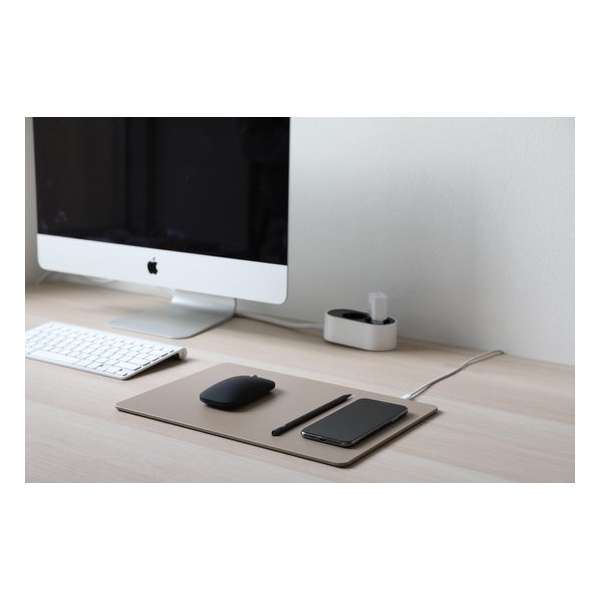 POUT HANDS3 PRO COMBO Fast charging wireless mouse pas with mouse Cream