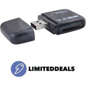 Mini kaartlezer - USB 2.0 - Korte wachttijd handig op weg - All-in-one - LimitedDeals