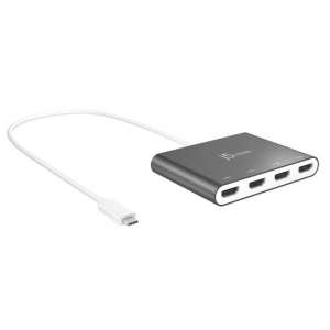 USB-C™ to 4-Port HDMI™ Multi-Monitor Adapter
