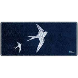 Muismat xxl gaming patroon en vogels 90 x 40 cm - Sleevy