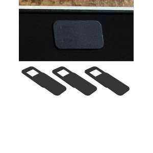 Webcam Cover IN-VI ® Vierkant (3 pack) - DE ORIGINELE, Dunste en goedkoopste privacy webcamcover protector spy schuifje