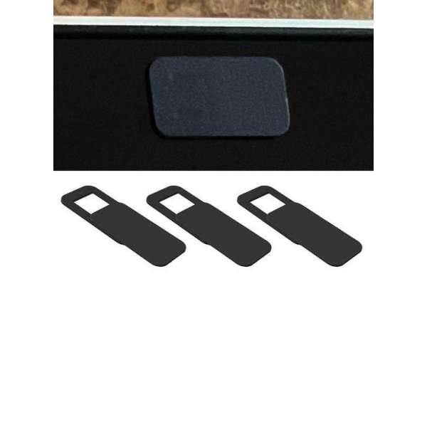 Webcam Cover IN-VI ® Vierkant (3 pack) - DE ORIGINELE, Dunste en goedkoopste privacy webcamcover protector spy schuifje