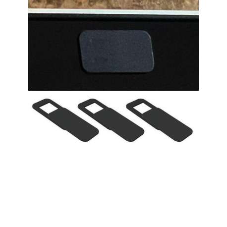Webcam Cover IN-VI ® Vierkant (3 pack) - DE ORIGINELE, Dunste en goedkoopste privacy webcamcover protector spy schuifje