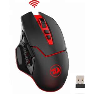 Gamemuis - Draadloze computermuis - Laser - MOBA+MMO - 4800DPI - 8 knoppen - Ergonomisch model