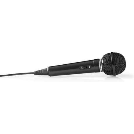 Nedis MPWD01BK Bedrade Microfoon Gevoeligheid -75 Db +/-3 Db 80 Hz - 12 Khz 5,0 M