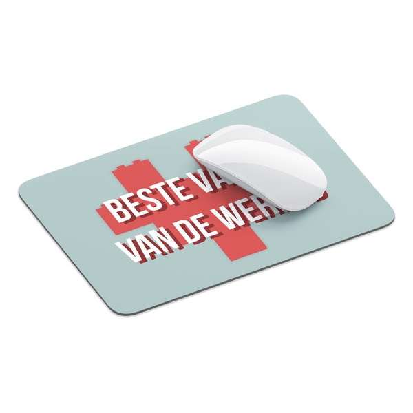 Muismat: BESTE VADER VAN DE WERELD - Vaderdag cadeau Muismat: BESTE VADER VAN DE WERELD - Vaderdag cadeau