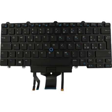 Dell 7Y1DK - QWERTY Italiaans - Laptop Toetsenbord Verlicht (Inbouw)