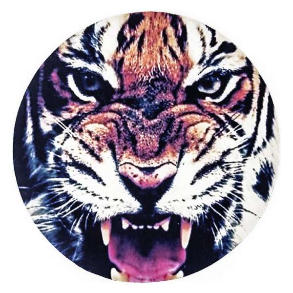 Moodadventures | Muismatten | Muismat Rubber Rond ROAR! | 20x20cm. Moodadventures | Muismatten | Muismat Rubber Rond ROAR! | 20x20cm.