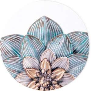 Moodadventures | Muismatten | Muismat Rond Desert Flower | Rubber | 20x20