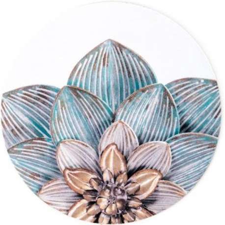 Moodadventures | Muismatten | Muismat Rond Desert Flower | Rubber | 20x20