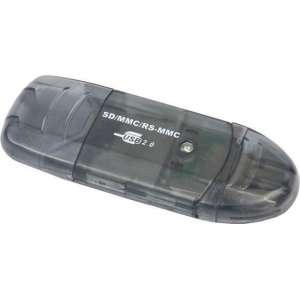 Gembird FD2-SD-1 USB 2.0 Zwart geheugenkaartlezer