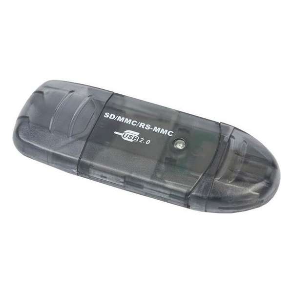 Gembird FD2-SD-1 USB 2.0 Zwart geheugenkaartlezer