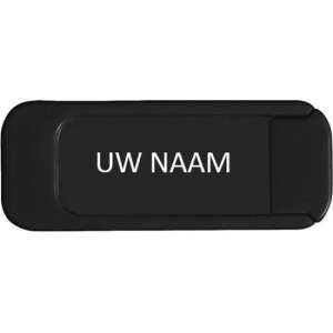 Webcam cover met naam bedrukken