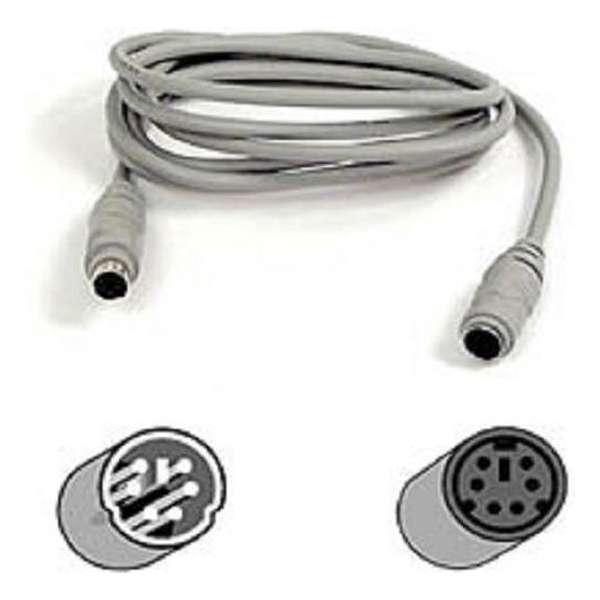 Belkin PS/2 verlengkabel 6pin MiniDin bus/stekker 1.8m