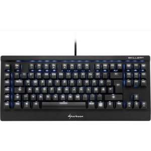 Sharkoon Skiller Mech SGK2 toetsenbord USB Amerikaans Engels Zwart, Blauw