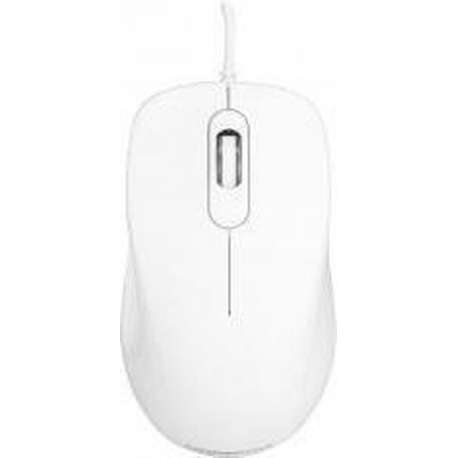 Modecom M-MC-0M10-200 MC-M10 WHITE ERGONOMIC WIRED OPTICAL MOUSE [USB, 1000 DPI, 2-button, Wheel]