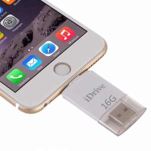 16 GB 8-pins USB iDrive iReader Flash-geheugenstick voor iPhone 6 & 6s, iPhone 6 Plus en 6s Plus, iPhone 5 & 5C & 5S