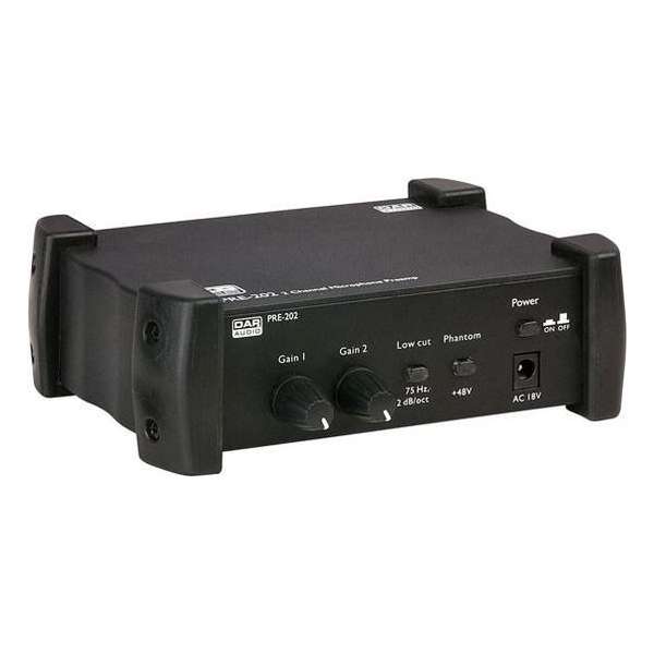 DAP-Audio PRE-202 fantoomvoeding 48V DAP-Audio PRE-202 fantoomvoeding 48V