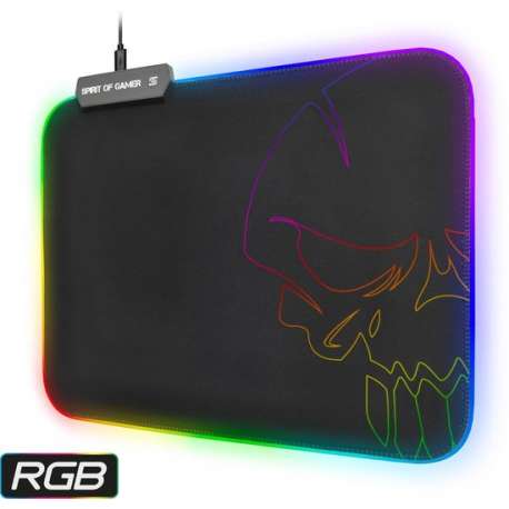 RGB gaming muismat - mediumformaat - 30 x23 x 0,3 cm