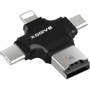 Xssive 4-in-1 kaartlezer On-The-Go