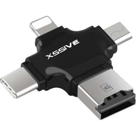 Xssive 4-in-1 kaartlezer On-The-Go
