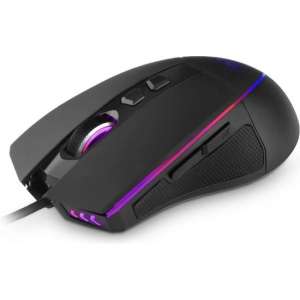 Red Dragon Gaming Muis EMPEROR -12400 DPI - RGB Verlichting - Zwart