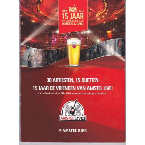 DVD 15 jaar Vrienden van Amstel Live! DVD 15 jaar Vrienden van Amstel Live!