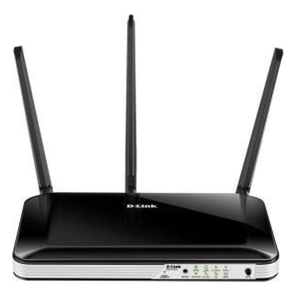 D-Link DWR-953 draadloze router Dual-band (2.4 GHz / 5 GHz) Fast Ethernet 3G 4G Zwart