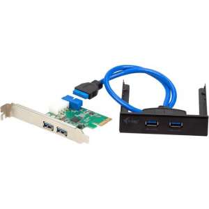 i-tec PCE22U3EXT interfacekaart/-adapter USB 3.2 Gen 1 (3.1 Gen 1) Intern